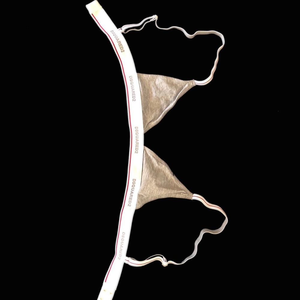 DSquared Grey Triangle Bra